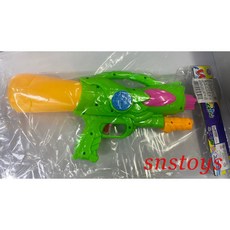 sns 古早味 懷舊童玩 中型水槍，單孔加壓，單噴頭氣壓，連續水槍，長37公分, 1個