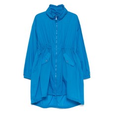 애드 로고 자수 코트