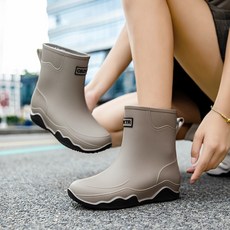 뮤롬 패션 남자 레인부츠 작업용 낚시화 남성 미끄럼방지 장화 MR328