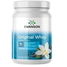Swanson 斯旺森 乳清蛋白粉 香草口味, 1罐, 1.035kg