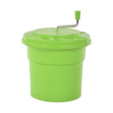 2025年 新款 果蔬甩干家用沙拉脱水器水果洗菜厨房手动沥水蔬菜神器水桶, 1個, 果蔬脱水器綠色12L