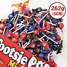 참스 투시팝 미니어처 스틱 캔디, 5.25g, 50개