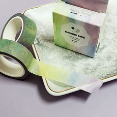 다이어리꾸미기 수채화 마스킹 테이프 수채화물감 다이어리데코, 본상품