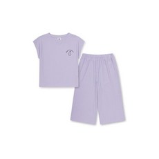 탑텐 TOPTEN MKF3IP2001 여아) 코튼립 7부 팬츠 셋업 554133