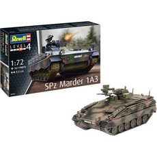 레벨 Revell RV03326 SPZ Marten 1A3 탱크 모델 1 72 9.5 cm 제작 도색되지 않음, 1개