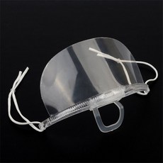 wri 투명 프라스틱 조리사 요리사 마스크 604 조리용 급식 얼굴 가리개 안면 가림막, 609, 1개