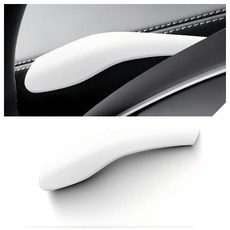 테슬라 모델3 모델Y 주니퍼 호환용 방향지시등 레버 실리콘 보호 커버, 방향지시등 레버 커버, 화이트, 기타