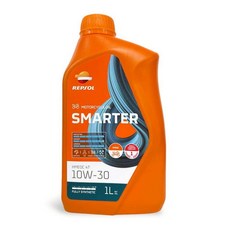 REPSOL Smarter HMEOC 4T 10W-30 全合成 四行程 摩托車 機油 1L, 1個