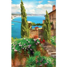 Across the Bay Notebook: Blank Diary Journal Log Notebook (Old Country 150 Lined)