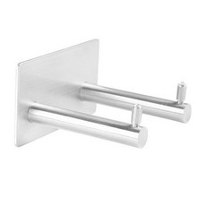 3M 강력접착 호텔식 304스텐 드라이기 거치대, 실버, 1개