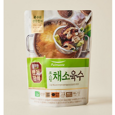풀무원 반듯한식 로스팅채소육수, 500g, 4개