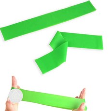 스트레칭 밴드 그린 0.35mm 요가밴드 필라테스밴드 고무밴드