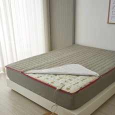 닥터님프만 볼트론 온수 전기장판 요솜커버 방수 누빔 KHAKI색, 방수커버Q 150x200cm