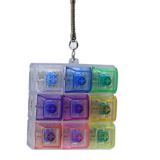 릴리브리즈 LED 딸깍이 키보드 피젯토이, 3*3(LED탑재), 1개