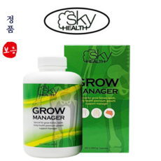 스카이헬스 그로우 매니저 초유 MCHA 아미노산 SkyHealth Grow Manager, 1개, 365정
