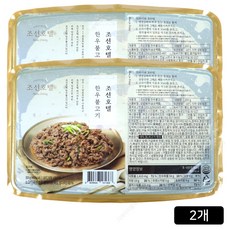 [홈쇼핑] 조선호텔 한우 불고기, 2개, 300g