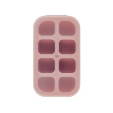 베베픽 실리콘 이유식 큐브 큐브 보관용기 토핑이유식 냉동 삼중밀폐 30ml 60ml 1P, 1개, 페일핑크