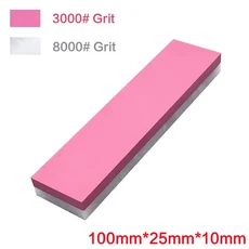 숫돌 칼갈이 천연 녹색 마노 미세 연삭 연마 면도기 바 주방 칼 연마기 도구 10000 그릿, MANAO HONG BAI, 1개