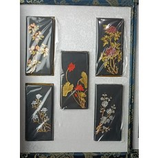 徽歙老胡開文 花卉圖 套墨 特細松煙 1440g, 1個