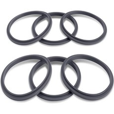 교체 부품 6 개 PCS 개스킷 교체 Gasket 액세서리 Nutribullet Pro Blender 900W를위한 교체 부품, 회색