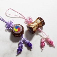 북 장구 매듭고리(10개 세트) 한국기념품 외국인선물 한국선물 외국인친구선물 한국전통기념품 전통굿즈