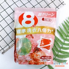幸福泉倍立淨 8倍潔淨洗衣凝球袋裝版, 1個