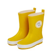 Little More幼兒款黃色雨靴長筒靴