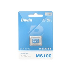 Biwin MS100 Micro SDXC 記憶卡 128GB A1 V30 4K Ultra HD, 1個