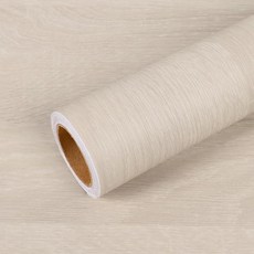 VEELIKE 두꺼운 화이트 오크 우드 콘택트 페이퍼 나무 벽지 벗겨서 붙이는 조리대 접촉 용지 방수 61 x 904cm(24 x 354인치) 자체 접착 카운터 탑 커버 주방