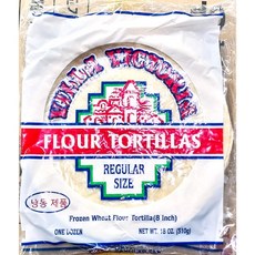 미국 밀또띠아 20cm/12입 또티아 브리또 업소용, 510g, 12개