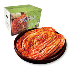 시원 배추 김치 포기김치 수입, 10kg, 1박스