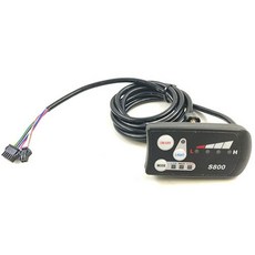 전기 자전거 LED S800 디스플레이 36V 48V 전기 자전거 지능형 제어판 디스플레이 전기 자전거 부품, 01 36V, 01 빠른, 검은색