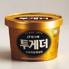 빙그레 디저트 간식 골라담기 투게더 오리지널 바닐라 900ml, 1개