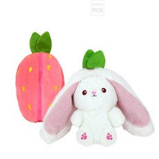 슈퍼리치디자인 딸기토끼인형 장식용소품