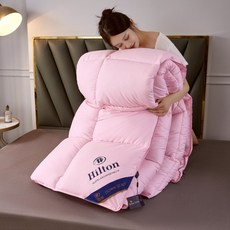 羽絲絨被 五星級飯店被芯 春秋冬被 團購活動 仿鵝絨被子 禮品, 淡粉色-【已質檢】,150*200cm2.0kg【送包裝0