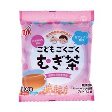 日本 小谷穀粉 OSK 兒童麥茶 無咖啡因 嬰兒麥茶 全家麥茶 寶寶麥茶 小谷 水壺用便利麥茶 Hakubaku, 1個, 兒童麥茶12入 / 8684, 84g, 12個裝