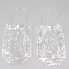 생활잡화 투명쇼핑백 손잡이포장가방