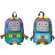 現貨超輕量韓版酷炫機器人造型兒童背包，幼稚園男女寶寶包包機器人書包兒童旅行後背包