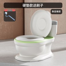 兒童坐便器仿真馬桶男寶寶女寶寶專用嬰幼兒家用小馬桶便尿盆大號, 無音樂款綠色(硬座款):如圖