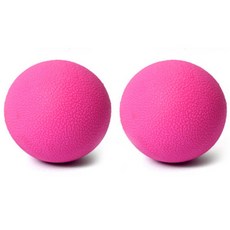 룸드 넌슬립 라크로스볼 마사지볼 2p, 핑크