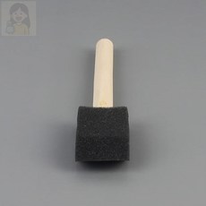 쏘굿픽 물감놀이브러쉬 스폰지붓 2.5cm