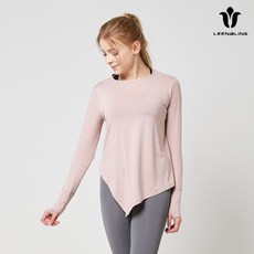 리나컴퍼니 여성용 요가복 언발란스 롱슬리브 CLS03