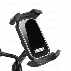 推放式機車手機手機架 適用於自行車 機車後視鏡 車把 多種款式可選 穩固耐用, 推放式機車手機架-鏡座款(機車), 推放式機車手機架-鏡座款(機車)