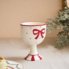 모던하우스 메리오너먼트 리본양각 와인잔 200ML 레드 CA9125065