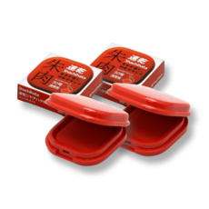 사치하타 인주 휴대용 30호 모루도인주, 레드, 2개