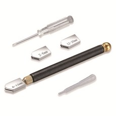 유리칼 세트 유리절단 유리자르기 유리커팅칼 타일 컷팅 절단 커터 절단칼, 1세트