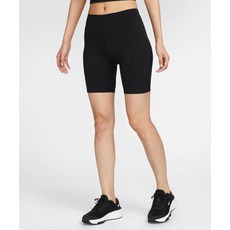 나이키 운동용 러닝 운동 레깅스 원 하이웨이스트 8인치 바이커 포켓 쇼츠 반바지 운동복 여