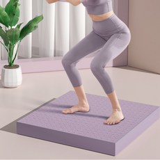 제이엠클럽 밸런스 패드 쿠션 홈 요가 매트, 퍼플