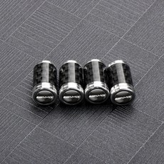 자동차 스타일링 휠 타이어 밸브 캡 카본 파이버 장식 커버 클래스, 7. TX Silver AMG, 1개