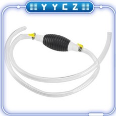 高流量虹吸手動泵帶2M虹吸軟管的便攜式手動汽車燃油輸送泵, 1個